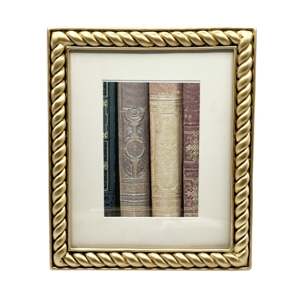 8x10 Gold Rope Picture Frame